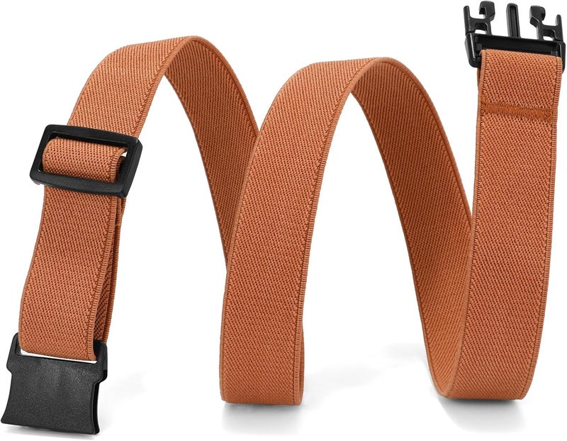 WHIPPY Elastic Kids Belt for Boys Girls - Stretch Invisible Belt with Adjustable Clip Buckle Latch Belts for School Sports - Image 1